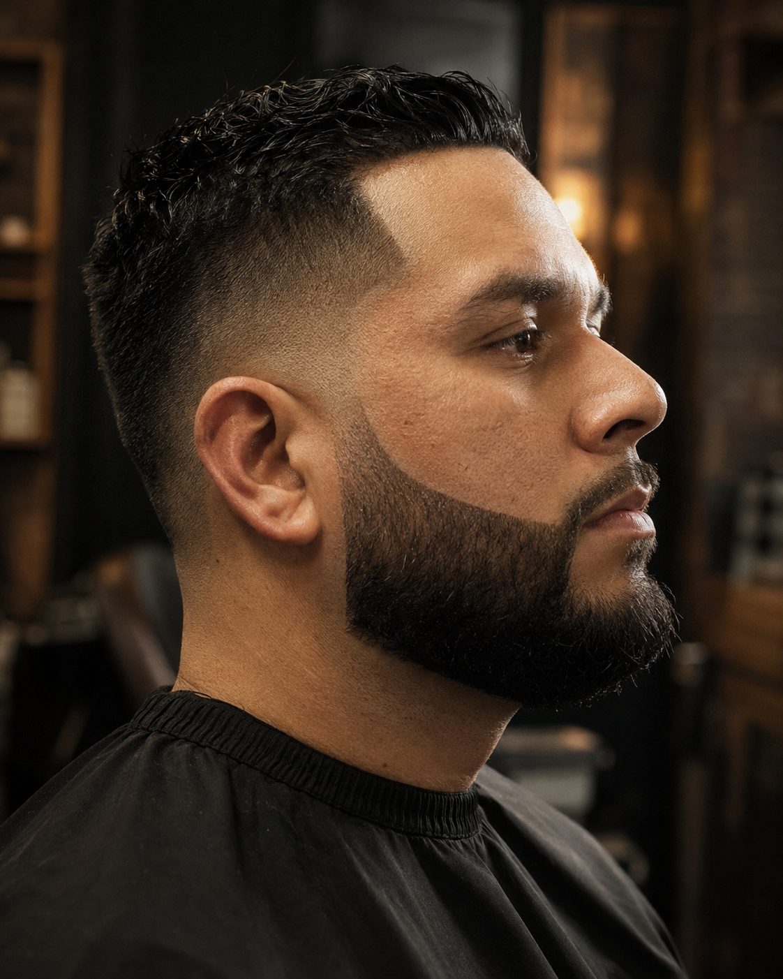 Barba Cerrada Perfilada